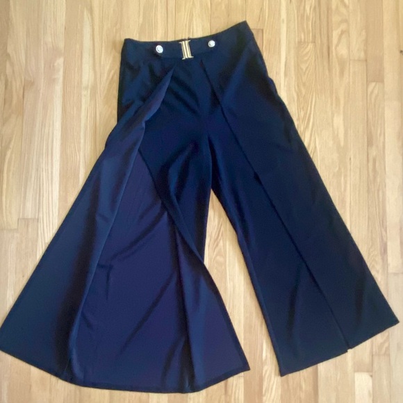 Fashionova XL Thigh High Slit Pants Black - Picture 2 of 13